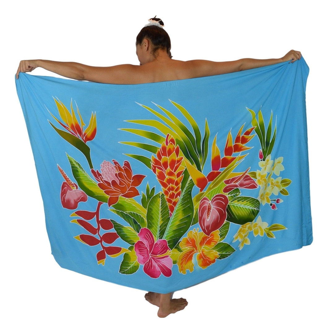 Island Style - Hand-Painted Batik Sarong - Full-Size (48